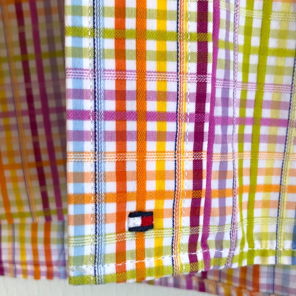 Tommy Hilfiger button down 80’s 2-ply shirt - Picture 3 of 10